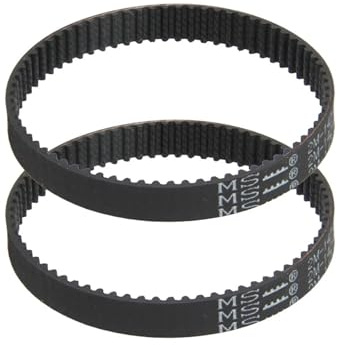 Wivplex 2 Stück Staubsauger-Timing-Antriebsriemen 2M-142-6 Umfang 142 mm Breite 6 mm Zähne 71 Synchronförderer Haushaltsersatzteil Antriebsriemen