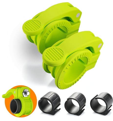 ZY-HUAN Mini Barbell Clips 1 inch I Multi-Size Adjustable Barbell Collar I 1 inch Barbell ClampsIQuick Release Weight Clips Pair of Locking for Dumbbell Bar
