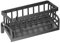 Organizer per lavello da cucina in acciaio al carbonio con vassoio di drenaggio autodrenante, porta spugna, porta asciugamani e mocio, organizer da cucina nero con gancio, accessori per cucina e bagno
