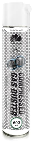 AABCOOLING 1 x 600 ml Home&Office Compressed Gas Duster – Air Comprimé Nettoyage Appareils Photo, Capteurs, Claviers, Caméras, Optique, Objectifs, Lampes, Trépieds, Dépoussiérant Spray, K4