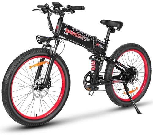 SAMEBIKE E Bike 48V720WH Klapprad Elektrofahrrad mit 26×3.0 Zoll Fat Tire Geschwindigkeit 25km/h Max Reichweite 150km, Erwachsene Herren Damen Ebike