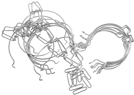 Mikinona 10piezas Hebilla De Alambre De Inoxidable Unidades Cierre Hermético para Tarros De Vidrio Abrazadera De Reemplazo para Frascos