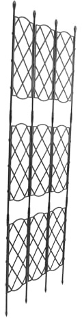 SUPVOX Tuteur Plante Grimpante Métal Treillis Jardin Support Robuste pour Vignes Rosiers Cour Jardin Extérieur