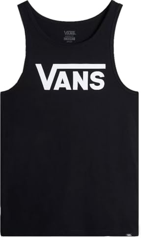 Vans VANS CLASSIC TANK - Camiseta de tirantes para hombre, multicolor (black/white), talla Small