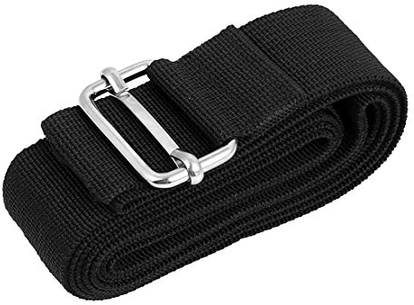 Sourcingmap Boucle Assurance Bagages Valise Sangle Ceinture réglable Noir 2m x 38mm