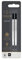 Parker Rollerball Pen Refills | Medium Point | Black QUINK Ink | 2 Count