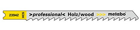 Metabo 5 Stichsägeblätter HCS 82/4,0 mm, 623942000
