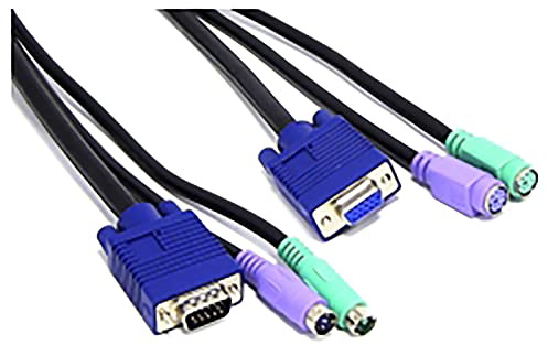 BeMatik - Cable VGA 15m Clavier Souris ATX (M/H)