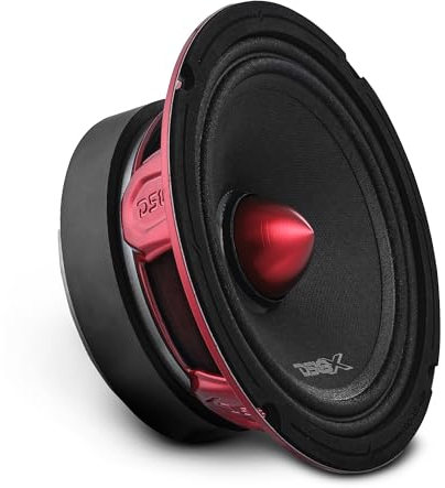 DS18 Pro-X6.4BM Altavoz de Rango Medio de 16,51 cm, Tipo Bala, 250 vatios RMS, Potencia máxima de 500 vatios, 4 ohmios, para construcciones de Audio Profesionales