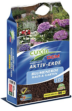 CUXIN DCM AKTIV-ERDE Blumenerde für Haus & Garten 20 Ltr. - incl. 100 Tage Dünger