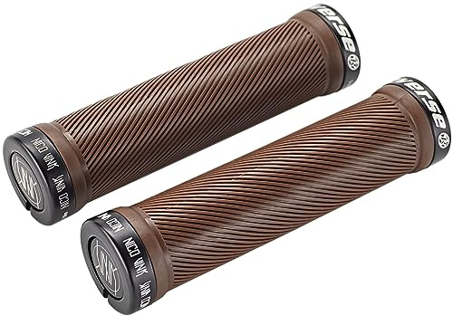 Reverse Nico Vink Signature Serie Lock on Fahrrad Griffe braun/schwarz