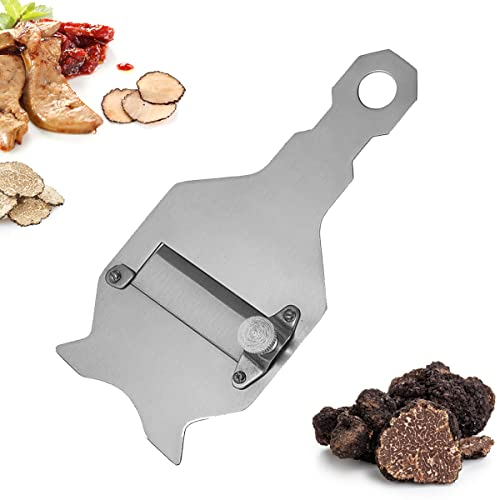 Cortadora de Trufa, XiXiRan Laminador Trufa,Cortador de Queso,Rallador de Chocolate,Material de Acero Inoxidable Mango de Madera Antideslizante