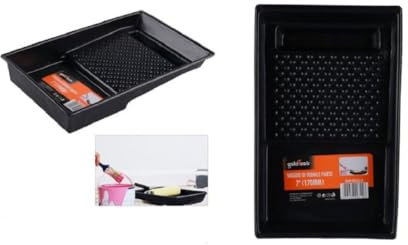 OISE ART STORE Trade Shop - Vassoio per Rullo Dipingere Vaschetta Pittura Vernice Pitturare Nera 7 90314