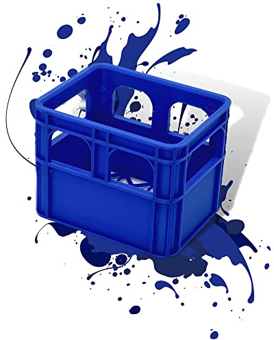 Caja de pilas para cerveza, caja de pilas, caja de batería, minicaja para guardar pilas AA, AAA, 9 V, caja vacía, impresa en 3D (blanco, azul)