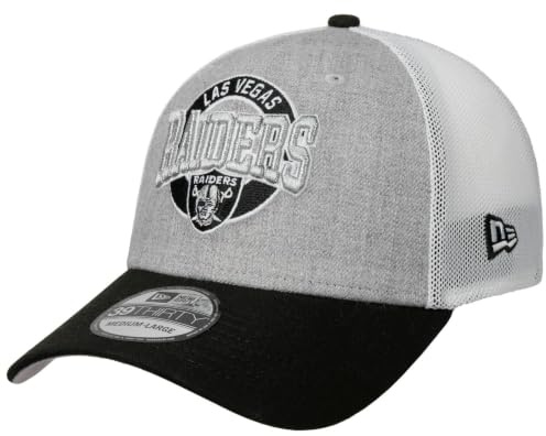 New Era Las Vegas Riders Trucker KepsEra Damer/Herrar - keps basebollkeps meshkeps Sluten på baksidan, med skärm, skärm Höst Sommar Vår Vinter Sommar-Vinter - M/L (57-59 cm) svart