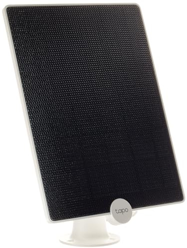 TP-Link - Panel solar A200, compatible con Tapo MagCam C425, Tapo C420, potencia de carga de larga duración con células solares de alta eficiencia, IP65 resistente a la intemperie, ángulo ajustable de