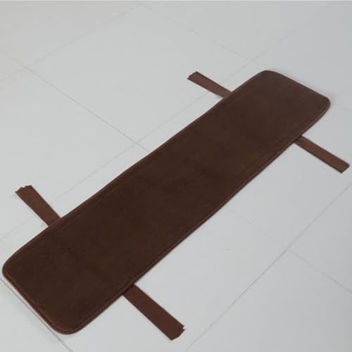 Sitzbank Polster für Sitzbank Polsterung,Benutzerdefinierte Bankauflage Stuhlkissen mit abnehmbarem Bezug, Bankkissen Sitzkissen Sitzbankauflagen für Outdoor, Gartenbank, Anthrazit ( Color : Coffee ,