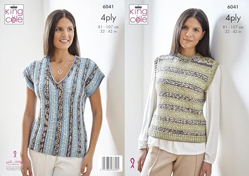 King Cole 4-lagiges Strickmuster – 6041 Pullover und Oberteil