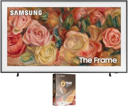 SAMSUNG QN43LS03DAFXZA 43 Inch The Frame 4K Smart Quantum HDR TV with 6 Year Amber Protection Plan (2024)