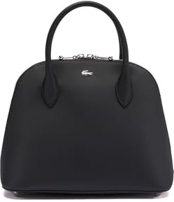 Lacoste Femme Women Top Handle Bag Sac à poignée supérieure, Black, Taille Unique