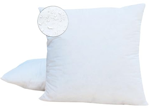 JACK 2er Set Innenkissen XXL Kissenfüllung 30x30 30x50 40x40 45x45 40x60 50x50 60x60cm Inlett Wasserfest Kopfkissen Zierkissen Outdoor Kissen, Größe:30 x 30 cm