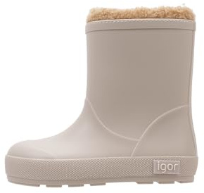 Igor Vattentåliga Barfotastövlar Med Fleecefoder Size 25 Color Beige