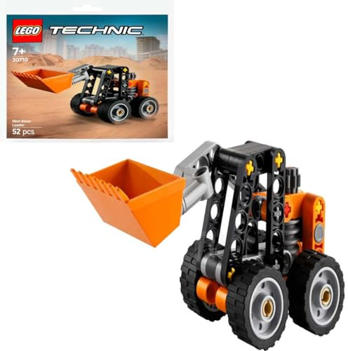 LEGO 30710 Technic Kompaktlader, Baustelle, bewegliche Schaufel