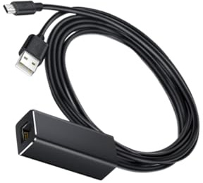 KONTONTY Fast Ethernet Adapter Usb to Ethernet Cable for Tv Stick Micro Usb to Mbps