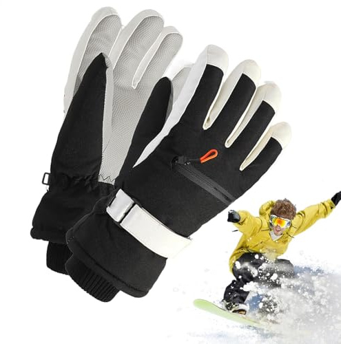 Winddichte Laufhandschuhe, Outdoor-Handschuhe, wasserdicht, Winter-Fäustlinge – multifunktionale Laufhandschuhe, winddichte Fahrrad-Fäustlinge zum Wandern, Skifahren