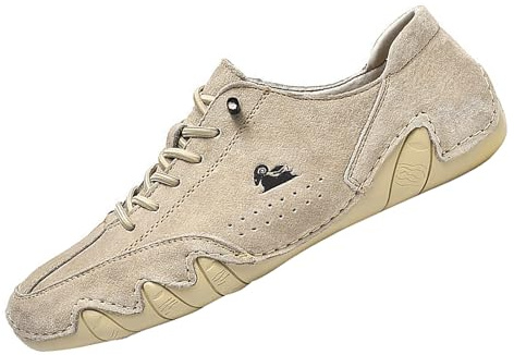 Generisch Alpaca Barfuss Schuhe, Alpaca - Ergonomischer, Wasserdichter & Schmerzlindernder Leder-Barfußschuh, Ldeck Herren Schuhes, Bergxpertenn Schuhe (EU 34-50)