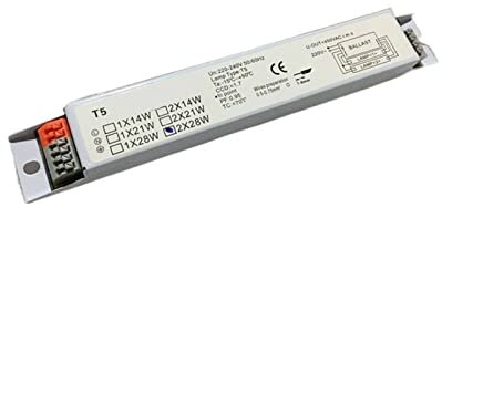 NZBZMBTTVF 220-24 0V AC 28W T5 Lámpara Fluorescente lámpara de neón balasto electrónico 2 Salidas 50 / 60Hz Balas