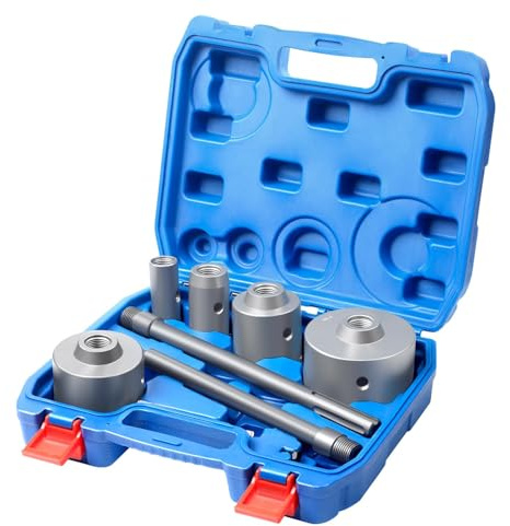 Set di 9 Carotatrice a Tazza Muro per Cemento Set Seghe a Tazza Trapano per Mattoni 30/40/65/80/100 mm con Adattatore SDS PLUS e Punte di Centraggio