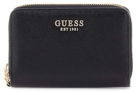 GUESS Geldbörse Amorette SLG Double Zip Wallet Black schwarz