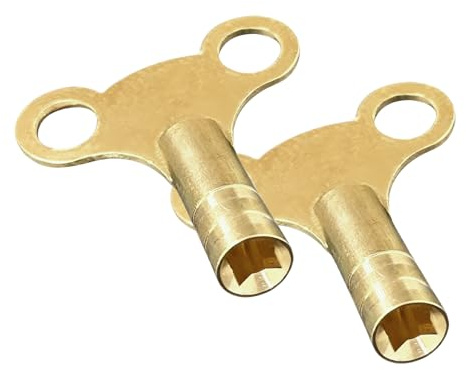 Ventilation Key For Radiators - 2 Pieces Brass Radiation Accessories, Ventilation Valve For Radiators - Cruise Ship Motorhome Commercially At Home