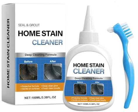 Dirt Stains Remover, Home Stain Cleaner, Highly Effective Removal Spray,Wall, Fresh Brush, Household Cleaning Gel for Metal Surfaces in the Home and Kitchen Wall Cleaner Multi-surface (1pcs)