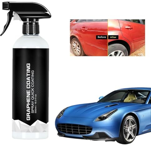 Rivestimento Spray Grafene Auto - 500ml 20x7x7cm Nano Ceramica Vernice | Cristalloo | Sigillante Smalto Ceraa Spray Per Auto Protezione | Agente Rivestimento Glassa Trattamento Per Carrozzeria