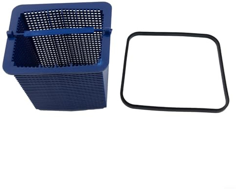 Pool Pump Basket with O-For Ring Gasket for Hayward For SuperPump SP1600X5 SP2607X10| Replaces SPX1600M B-167 SPX1600S O-177| Blue Skimmer Filter Basket 6 Top OD