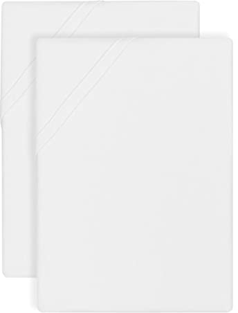 biberna 0002820 Bettlaken/Betttuch Biber 2x 150x250 cm weiß