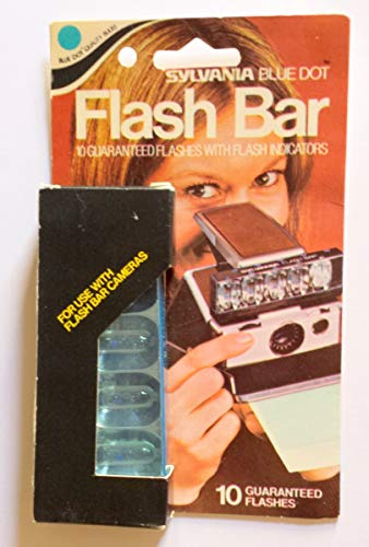 Sylvania Blue Dot Flash Bar, Flashbar -10 Guarenteed Flashes with Flash Indicators NOS
