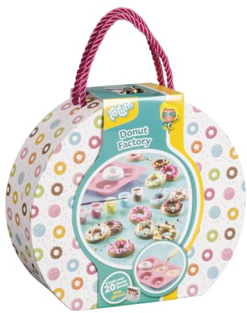 Totum 26018 Täschchen Creativity Factory – Donuts aus Gips herstellen und Bemalen inkl. Geschenkbox