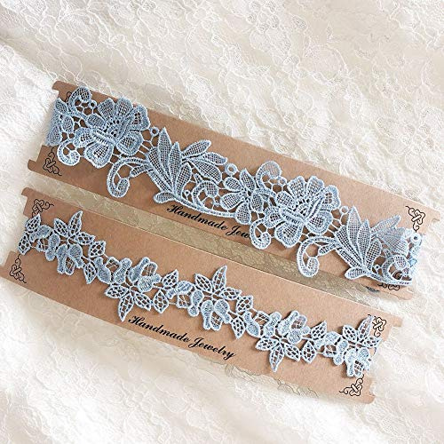 LUMoony Frauen Mädchen Spitze Strumpf Set Hochzeit Braut Bein Ring Strap Zubehör
