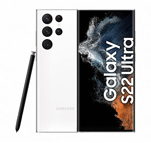 SAMSUNG Galaxy S22 Ultra 128 GB / 8 GB RAM S908 6,8 pollici 5000 mAh bianco (Ricondizionato)