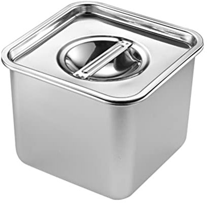 MYVVKIA Gewürzbox aus Edelstahl, Gewürzdose, Menage, Flasche, Salz- und Pfefferstreuer, Zuckerdose, Küchengewürzbehälter mit Deckel für Zuhause, Küche, Restaurant, 18 cm