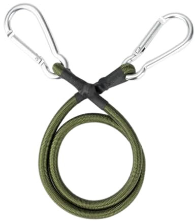 NOPOXA Elastic Straps with Carabiner Hook Outdoor Heavy Duty Bungee Cord Kayak Cycling Luggage Packing Rope Camping Accessories