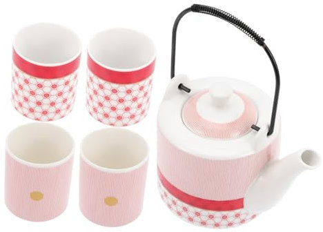 Cabilock Juego De Té De Cerámica Recipiente para Enfriar Agua Tetera De Preparar Té Suelto