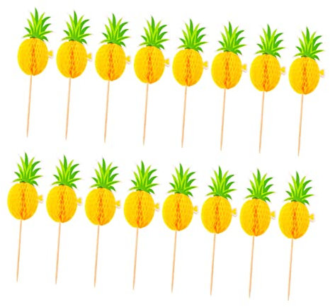 EPIGEIST 30stücke Hawaiian Party Cake Picks Dekorative Tortenstecker Für Für Geburtstag Hochzeiten Und Feiern Leicht Und Unbeschädigend Für Kuchenoberflächen
