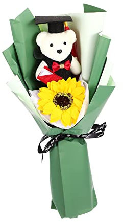 Hemobllo Flores De Jabón De Graduación Obsequio De Graduación De Flores Artificiales para Figuritas
