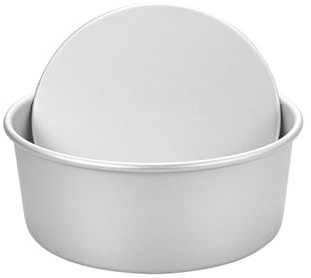 HINAYOSAN Moule à gâteau rond anti-adhésif en aluminium avec fond amovible facile à nettoyer
