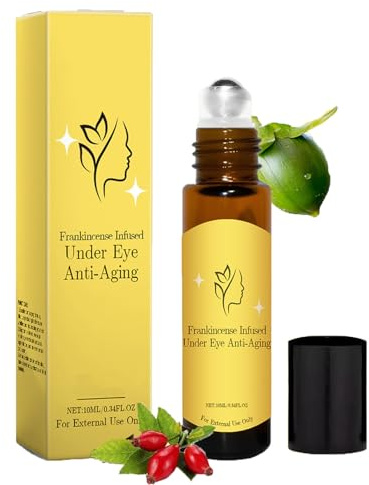 Roller contour des yeux à l'encens, sérum hydratant anti-âge, raffermissant et liftant, nourrissant et éclaircissant, réduisant les cernes et les poches, lissant les rides et ridules. (1pcs)