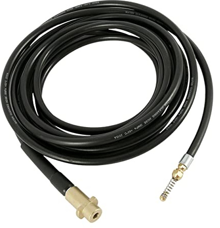 DECOMELODY Manguera de Limpieza de Alta Presión para Hidrolavadoras K para Desatascar Tuberías y Limpieza de Desagües con Boquilla Flexible para Estrechos